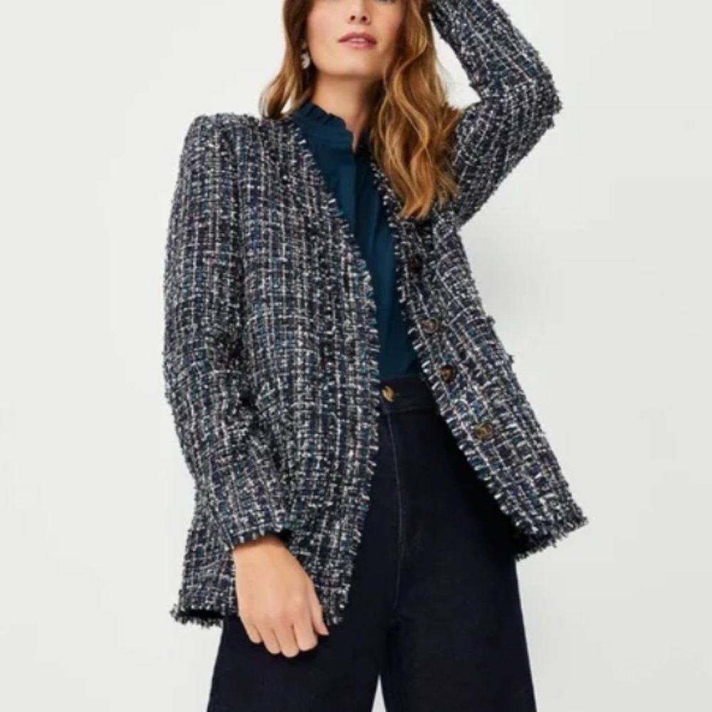 Ann Taylor women’s tweed blazer